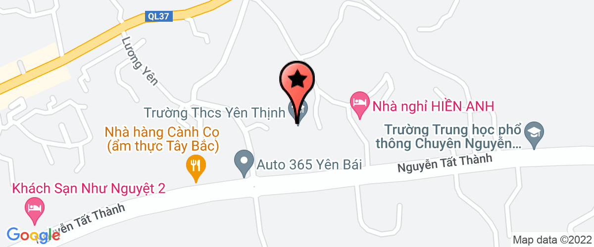 Map go to Yen Bai Gem and Gold Joint Stock Company
