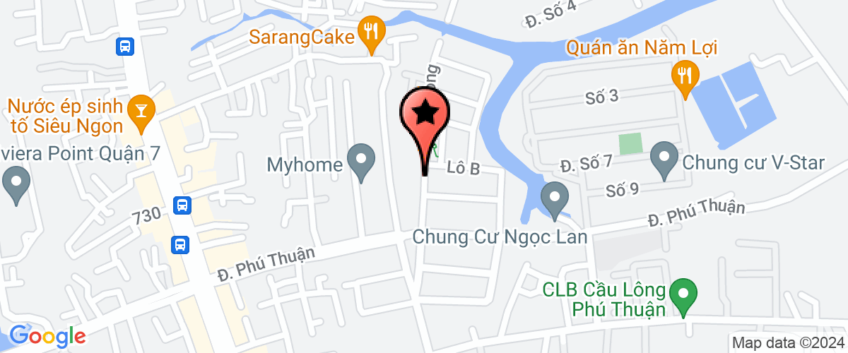 Map go to Anh Dong Entertainment Company Limited