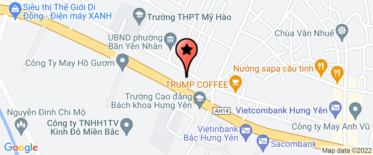 Map go to Duyen Viet Trung Entertainment And Culinary Company Limited