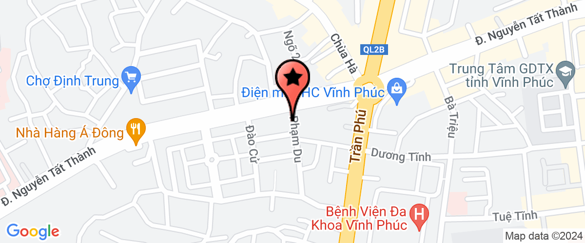 Map go to Ngọc Trang Vinh Phuc Company Limited