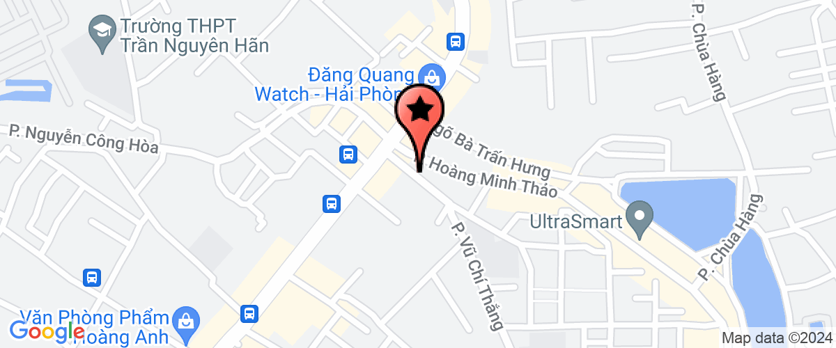 Map go to Nam Trung Import Export Joint Stock Company