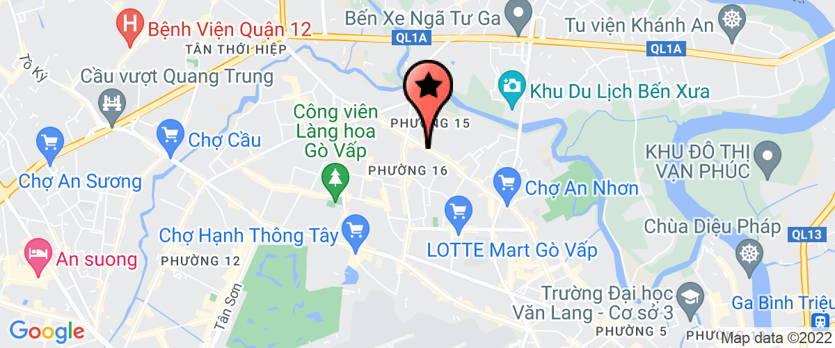 Map go to Thien Quoc Apparel Production Company Limited