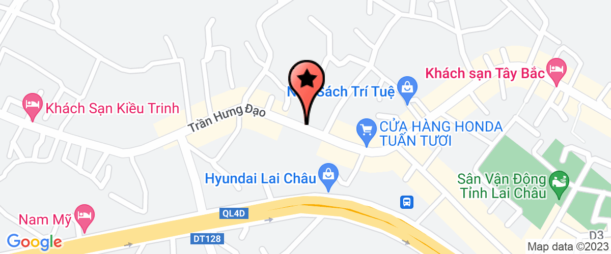 Map go to Duong Gia Lai Chau Company Limited