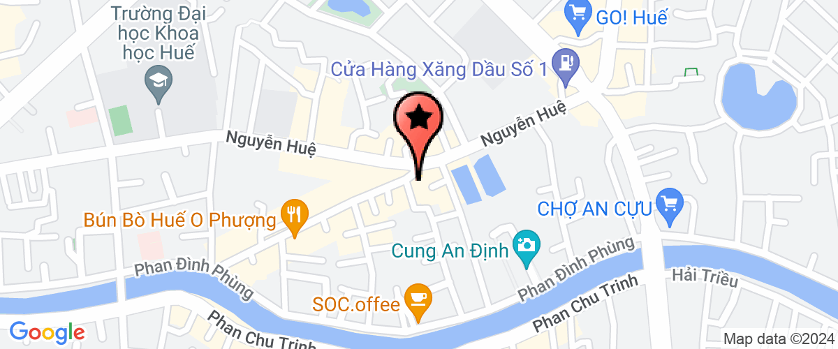 Bản đồ đến Công Ty TNHH Một Thành Viên Đầu Tư Nguyễn Kim Thừa Thiên Huế