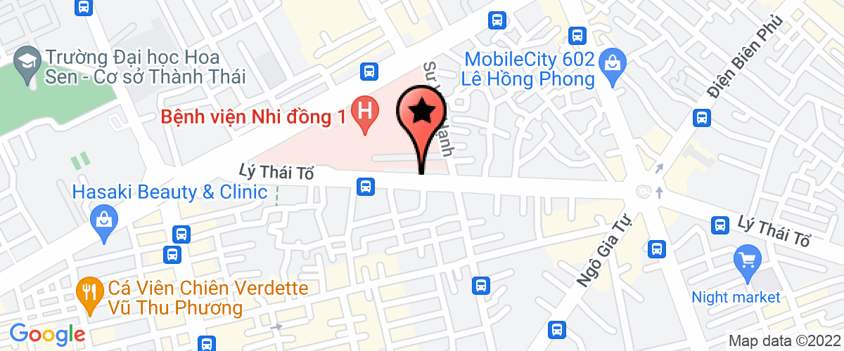Map go to Nuoc Bien Xanh Good Company Limited