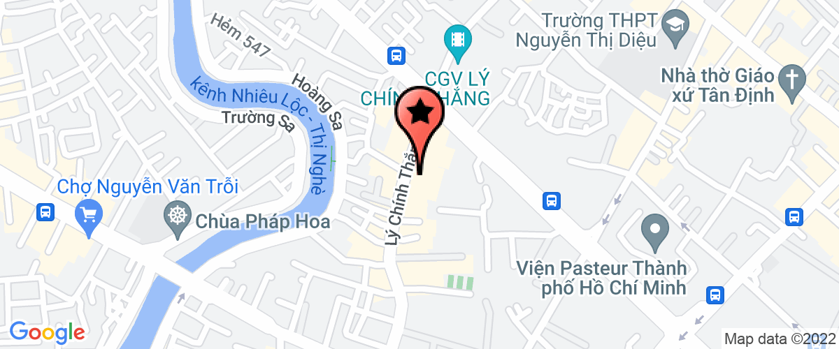 Map go to Ti Sai Gon Company Limited