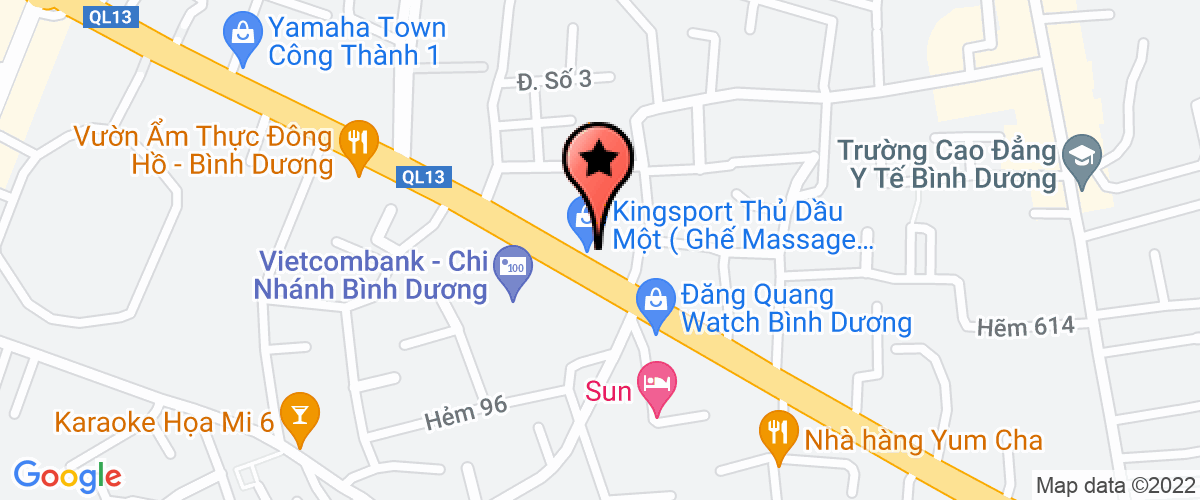 Bản đồ đến Công Ty TNHH Phú Hoàng Thiên