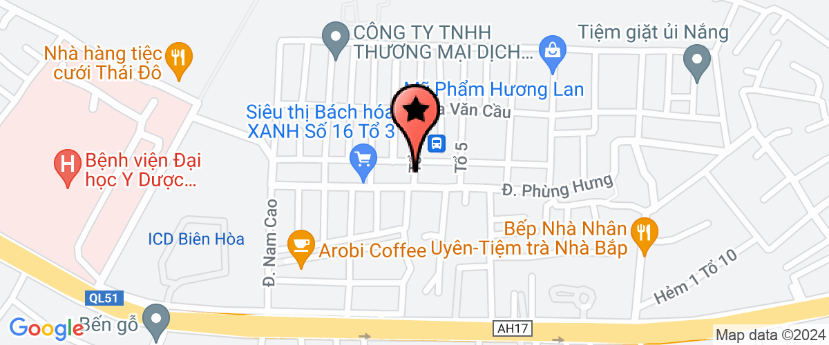 Map go to Hung Ngoc Investment Consultant Company Limited