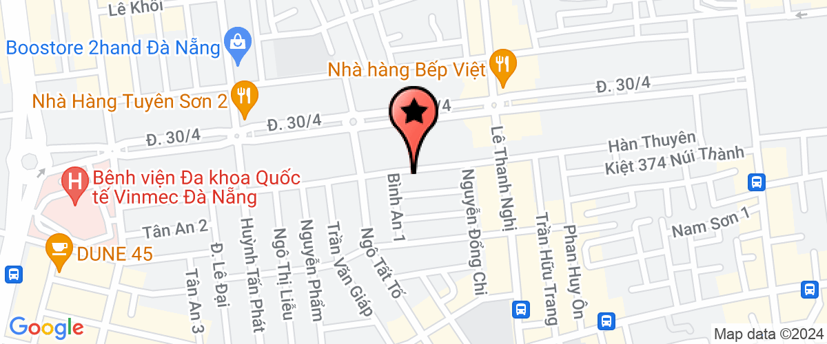 Map go to Tran Triet Company Limited
