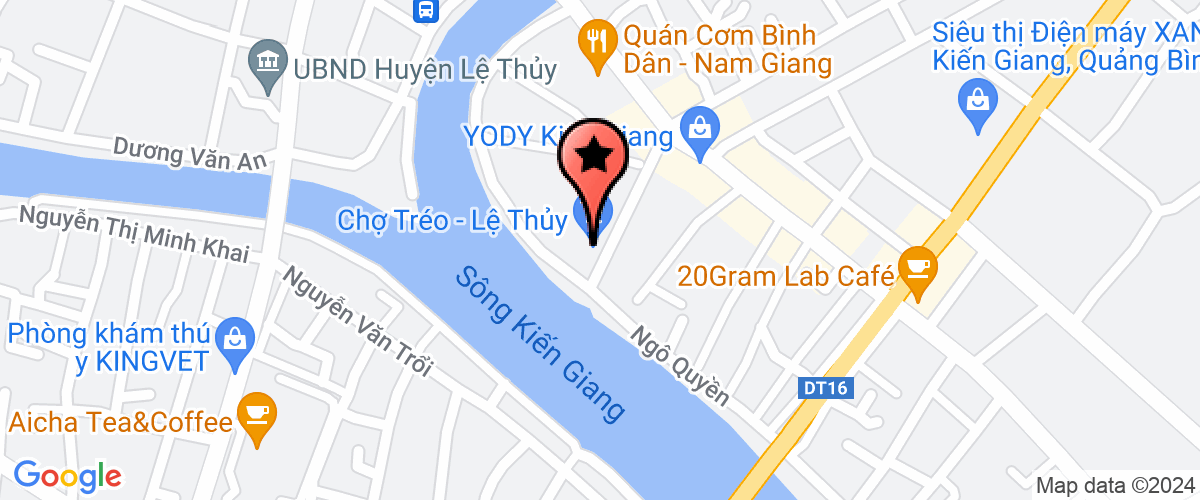 Map go to Vang Kim Nga Business Private Enterprise