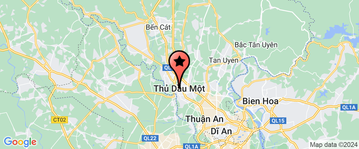Map go to So Cong Thuong Binh Duong Province