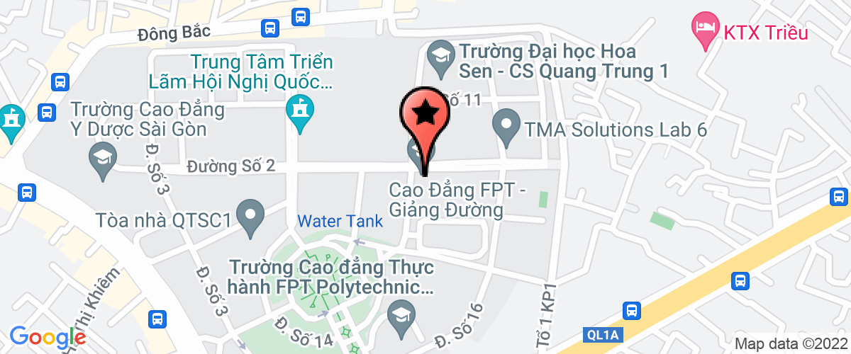 Bản đồ đến Cty Augen Việt Nam