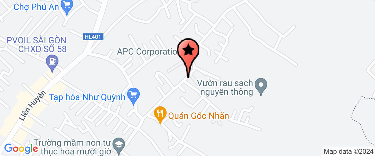 Map go to De Nui Dai Duong Restaurant Service Trading Company Limited