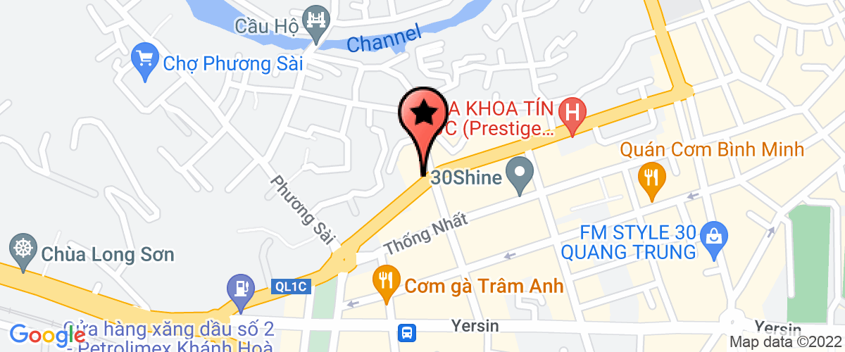 Map go to Phuoc Loc Nha Trang Service Trading Company Limited