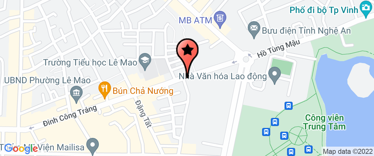 Map go to Truong trung cap nghe ky thuat cong nghiep Vinh Economy