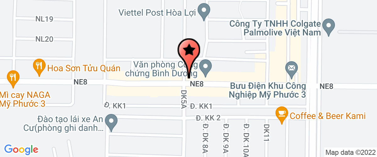 Map go to The Minh Vi Na Company Limited