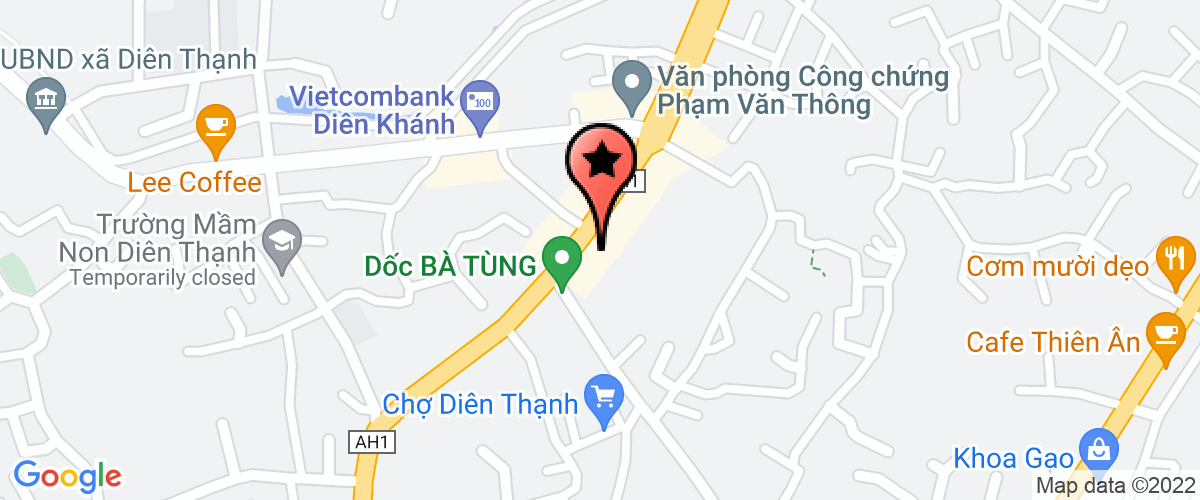 Map go to Dai Thinh Company Limited