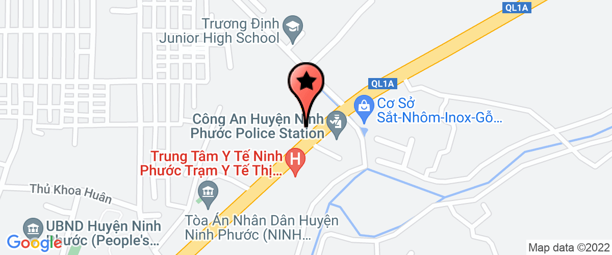 Map go to uy Ninh Phuoc District