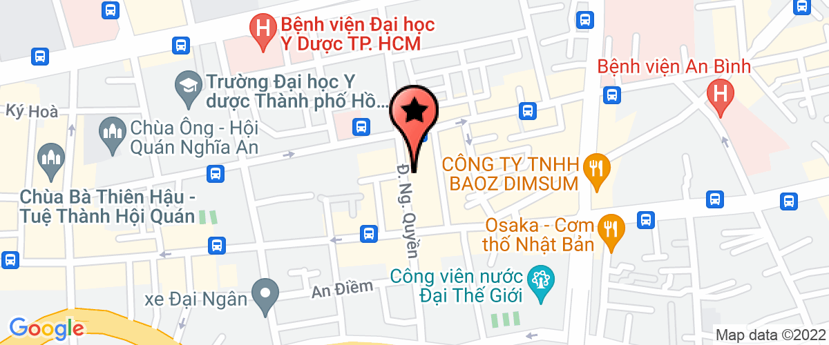 Map go to Tan Hung Medic Medical Company Limited