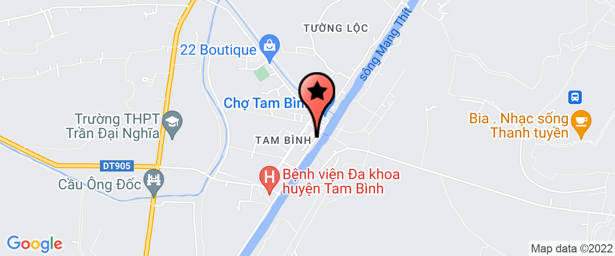 Map go to Tan Khoi Tam Binh Company Limited