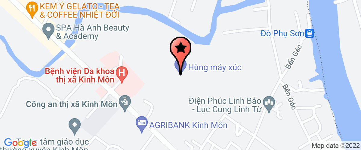 Map go to co phan van tai bien Hoang Hai Long Company