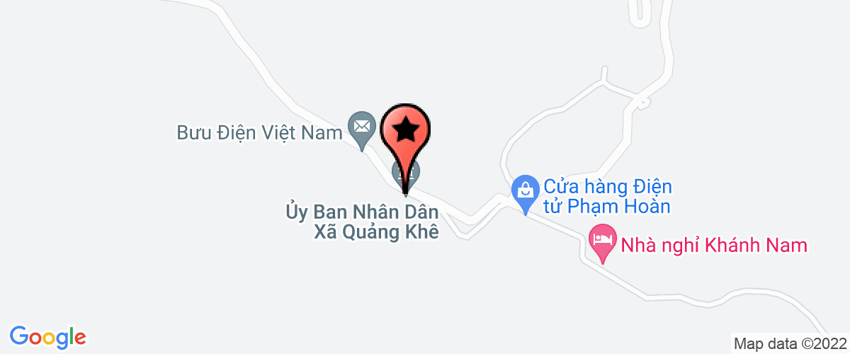 Map go to Quang Khe Elementary School