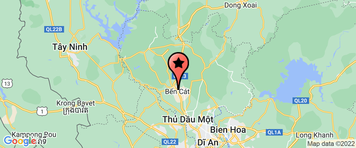 Map go to Branch of  Duong Art Trading Investment Company Limited