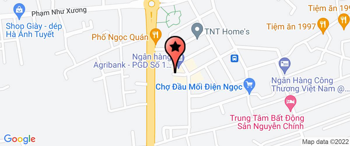 Map go to Hoang Dau Green Tree Company Limited