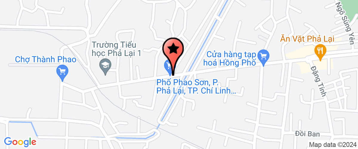 Map go to Thang Dat Chi Linh Company Limited
