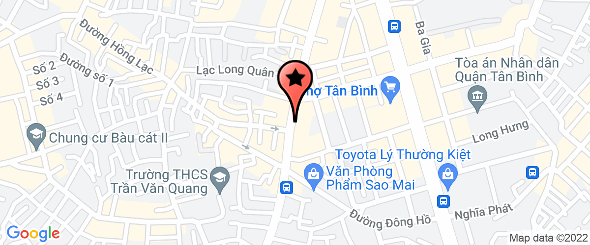 Map go to Tan Binh Technology Service Trading Company Limited