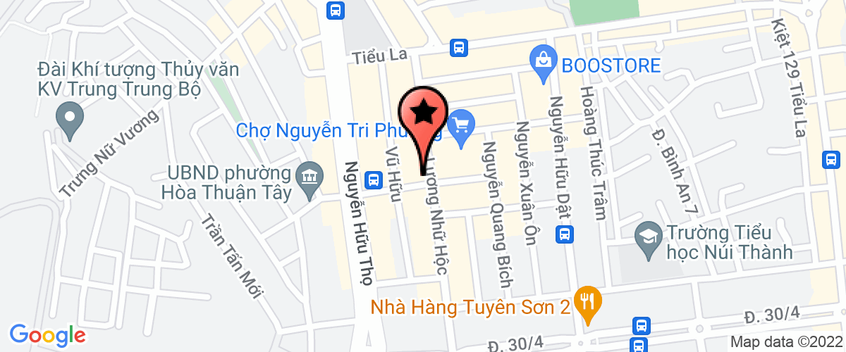 Map go to Tran Huy Hoang Travel Company Limited
