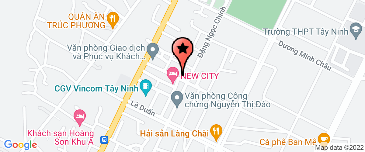 Bản đồ đến Công Ty TNHH MTV TM DV Trường Thịnh Tây Ninh