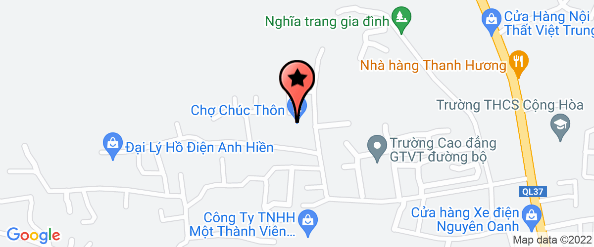 Map go to CoNG TY CP THuoNG MaI XaY DuNG VaN TaI CHi LINH