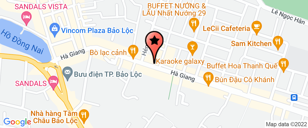 Map go to Hung Quang Company Limited