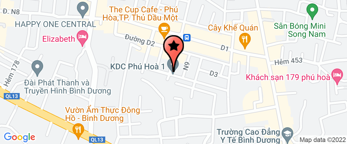 Map go to Hung Thinh Binh Duong Company Limited