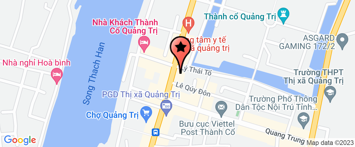 Map go to Chi Cuc Thi Hanh an Dan Du Thi Xa Quang Tri