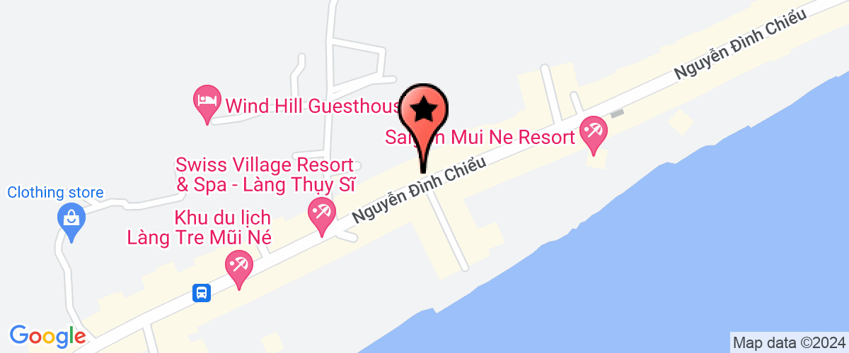 Map go to Minh Hung Mui Ne Company Limited
