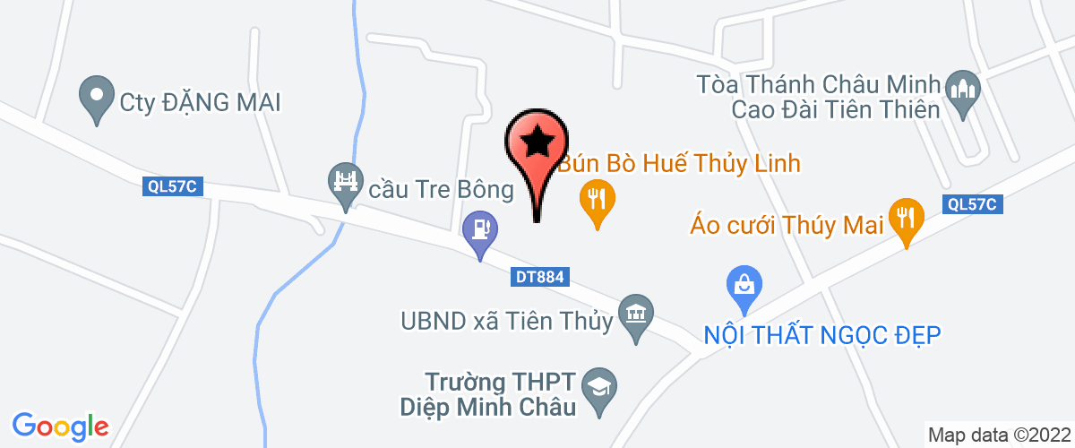 Map go to Xanh Viet Coconut Company Limited