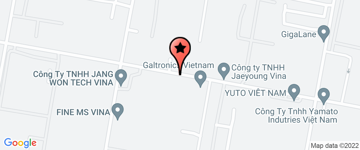 Map go to Tyco Electronics VietNam Company Limited