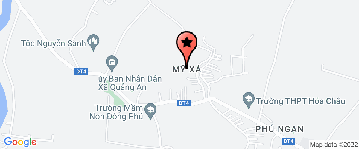 Bản đồ đến UBND Xã Quảng An