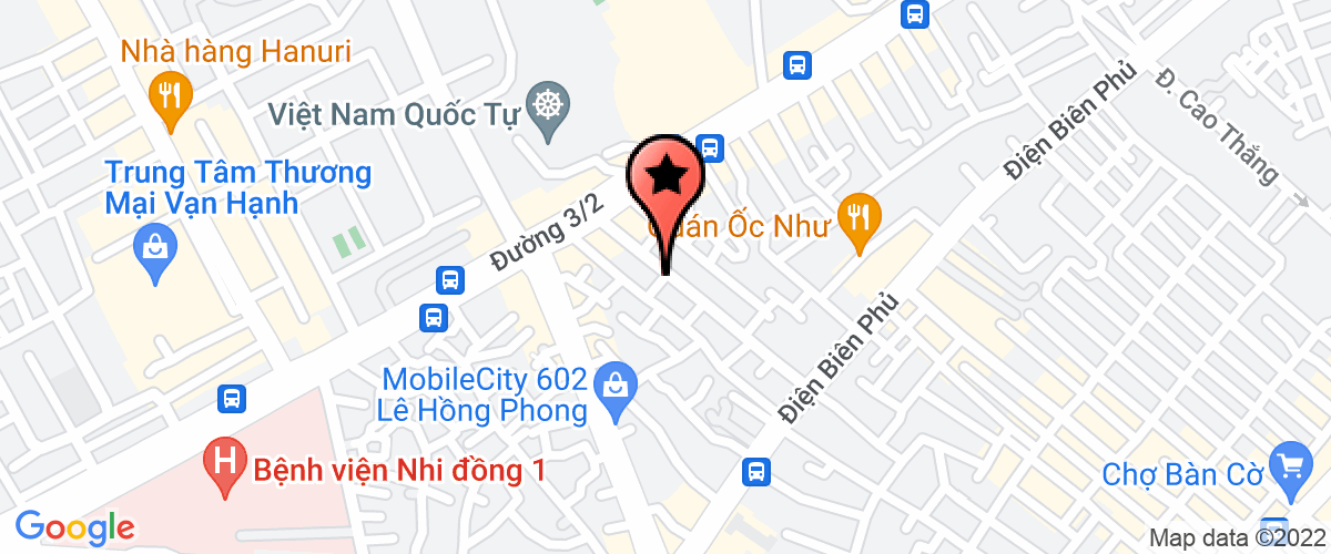 Map go to Cong An Phuong 11 Quan 10