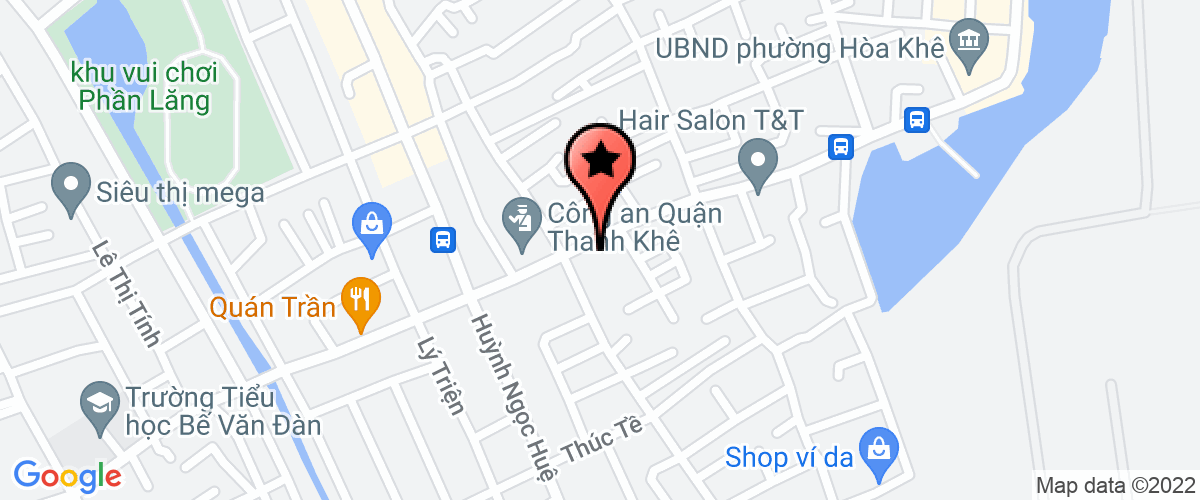 Map go to Chuyen Phat Nhanh Da Nang Express Company Limited