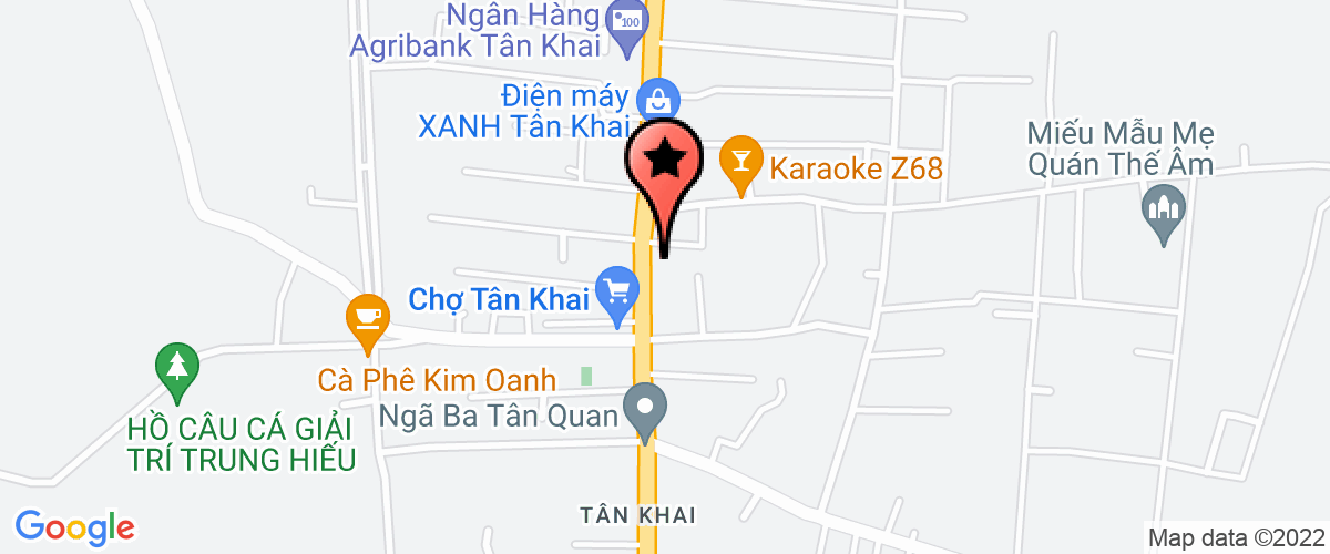 Map go to Ho kinh doanh Hoa