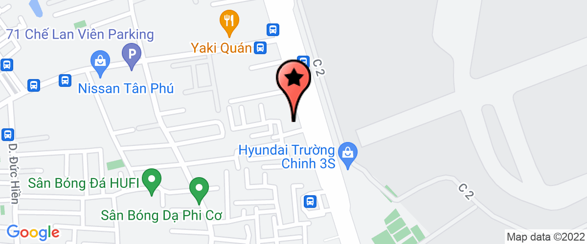 Bản đồ đến Công Ty Cổ Phần Ô Tô Hyundai Trường Chinh