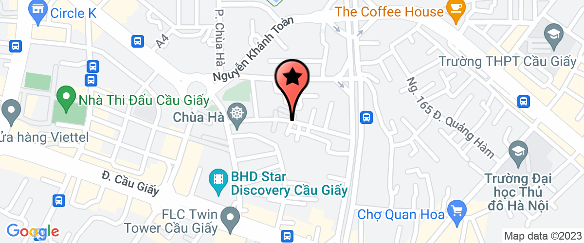 Map go to Hoang Anh Medical and Invest Company Limited