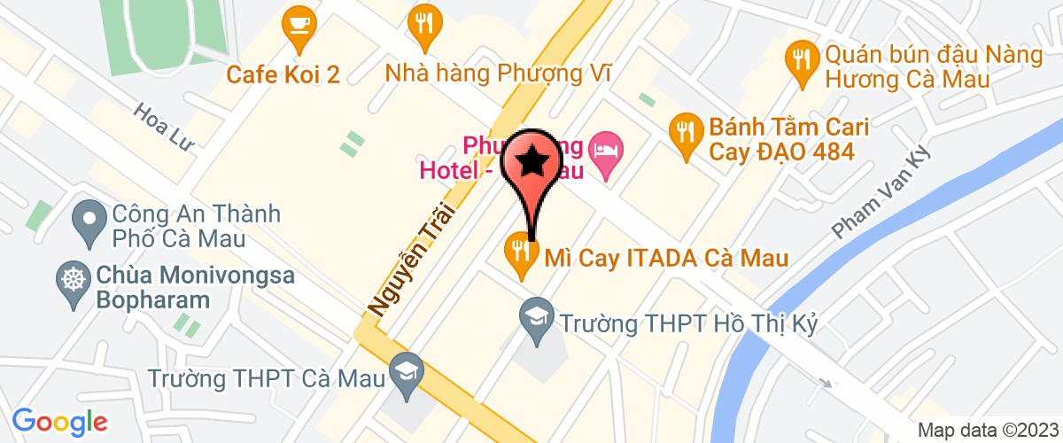 Map go to Hai Son Ca Mau Company Limited