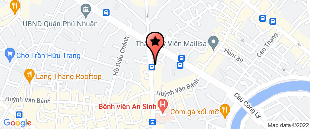 Map go to Bien Hoa Import Export Trading Joint Stock Company