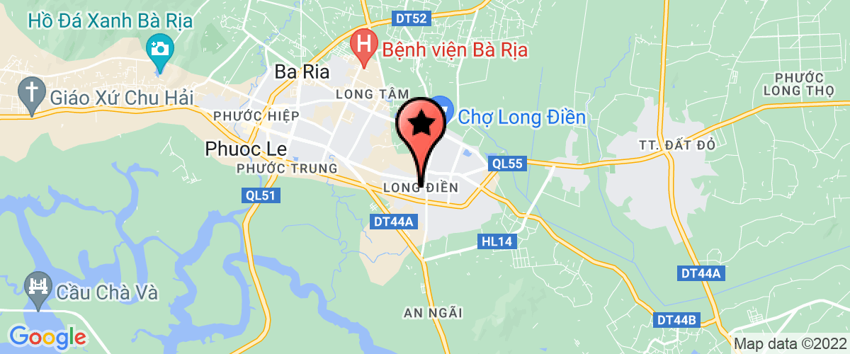 Map go to Hoang Phu Viet Nam Import and Export Joint Stock Company