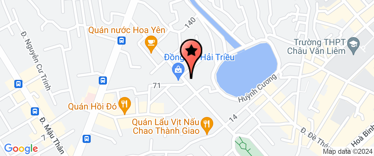 Map go to Hoi Nong dan VietNam TP Can Tho
