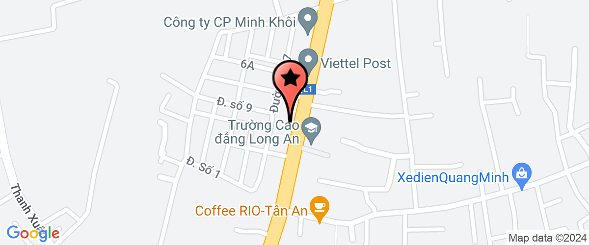 Bản đồ đến Công Ty TNHH Quang Lộc Long An